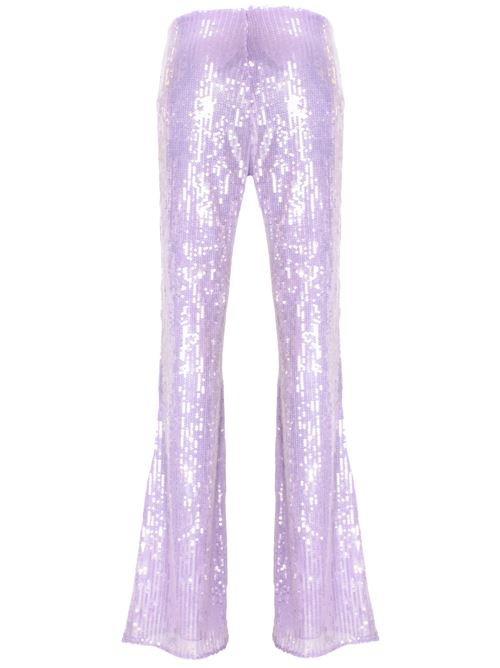 Lilac purple sequin woman pants Patrizia Pepe | 2P1615A394M505